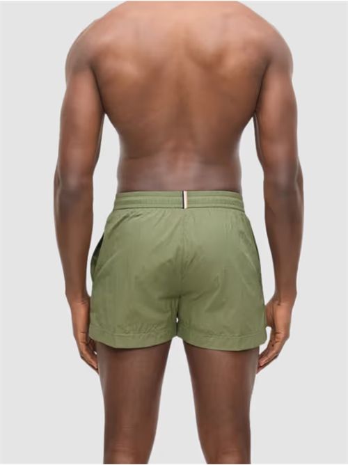 Boxer da mare con logo stampato a contorno BOSS | MOONEYE351-50469280